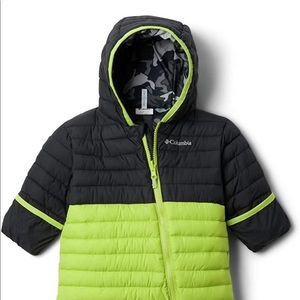 Columbia unisex Infant Bunting Suit, Reversible, 0-3 months